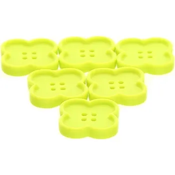 Příze Naše galanterie 3D knoflík kytička limetkový