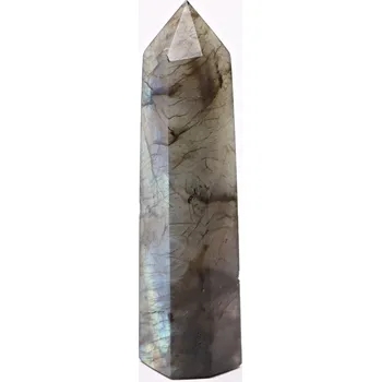 Drahý kámen Magieprirody.cz Obelisk Labradorit špice 72 g - 8,5 cm #C138