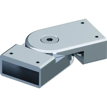 Nastavitelný úhlový díl pro upevnění stabilizační vzpěry ke zkosenému stropu nebo zkosené stěně vlevo / vpravo, gold brushed VW3.13