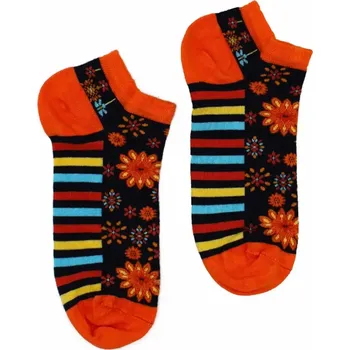 Dámské ponožky Awm ponožky bambusové Hop Hare Mandala květy barevné