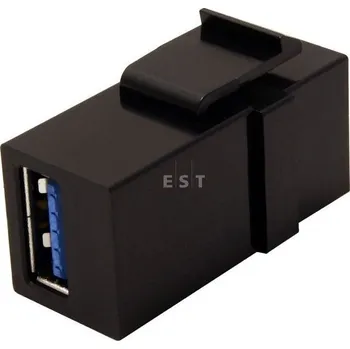 Organizér kabelů ASA 56001000008 Modul Keystone VERSAPRO USB, černý