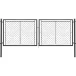 Dvoukřídlá brána zahradní IDEAL 3605 x 1450 mm antracit Pilecký