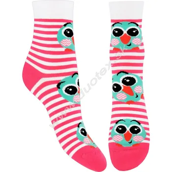 Dívčí oblečení WOLA Vzorované ponožky w44.01p-vz.266 Barva: C6N, Velikost: 33-35(22-23)