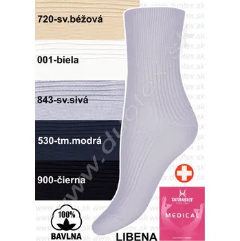 Dámské ponožky TATRASVIT Zdravotní ponožky Libena(Cibena) Barva: 530/516-tm.modrá, Velikost: 39(26)