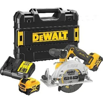 DeWALT Nářadí - 12V AKU kotoučová pila 140 mm, 2x aku 5,0 Ah XR, nabíječka DCS512P2