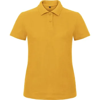 Dámská košile B&C Dámská polokošile Piqué polo ID.001 Velikost: M, Barva: žlutá