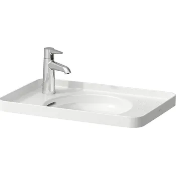 Umyvadlo Val - umyvadlo zápustné shora 55x36, otvor pro baterii vlevo, černá mat H8172817161051