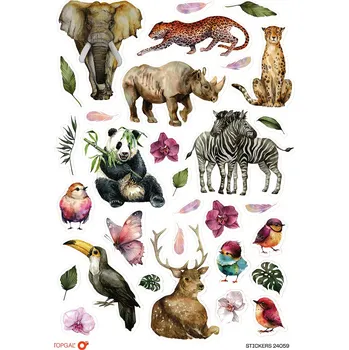 samolepka Samolepky Animals Topgal STICKERS 24059