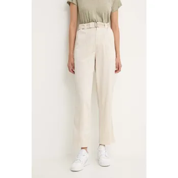 Dámské kalhoty Kalhoty Pepe Jeans AYLIN PL211763 béžová 80X, vel. S