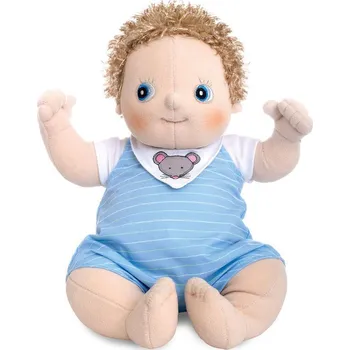 Panenka Terapeutická panenka original fleece Rubens Barn kluk Erik 45 cm