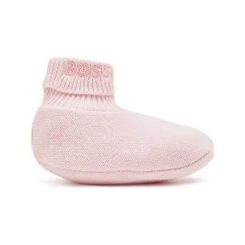 Čepice Set čepice a ponožky Boss J98421 Růžová 18M