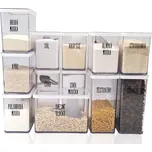 ZÁKLADNÍ sada dóz na potraviny ROTHO LOFT 12ks - bílá