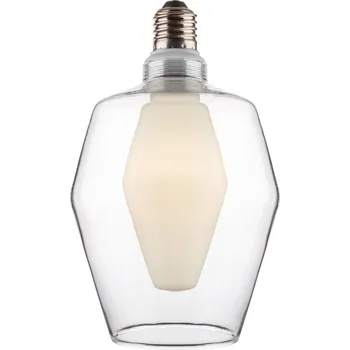 Žárovka Nordlux LED žárovka Cone 4W E27 2700K (čirá) Dekorativní žárovky sklo, hliník IP20 2480012700