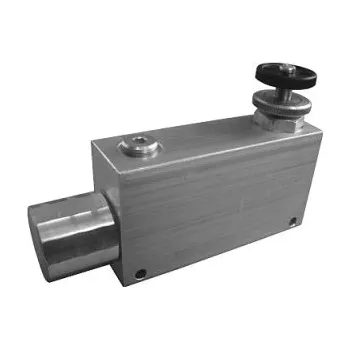 Hydraulický filtr Ventil škrtící třícestný VRF-3V-38-X