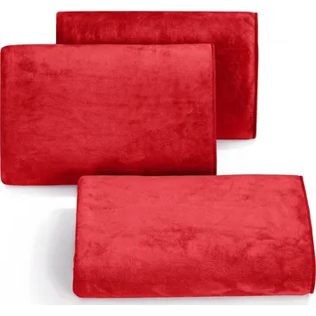 Ručník RYCHLESCHNOUCÍ RUČNÍK Z MIKROVLÁKNA AMY3 80X150 CM ČERVENÁ