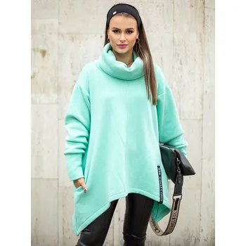 Dámská mikina Dámské pončo VSB Collection SHORT mentol, VELIKOST L/XL