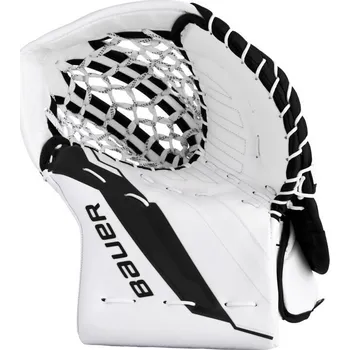 Lapačka Bauer Supreme Shadow White/Black Senior na levou ruku (normální)