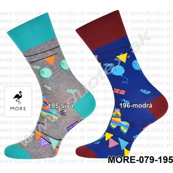 Pánské ponožky MORE Pánské ponožky More-079-195 Barva: 195-sivá, Velikost: 43-46(29-30)