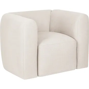 Křeslo noo.ma Béžové čalouněné křeslo Flom