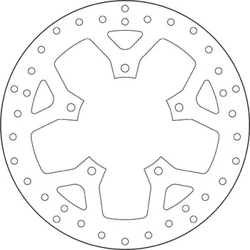 Brzdový kotouč Brzdový kotouč BREMBO Oro Fix - 68B407D9 PEUGEOT Geopolis 125 2006-2012