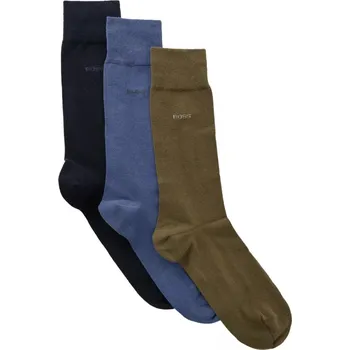 Pánské oblečení PÁNSKÉ PONOŽKY BOSS 50469366 3PACK Barva: Vícebarevná, Velikost: 39/42