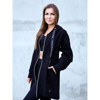 Dámská mikina Dámská mikina s kapucí VSB SOPHIA černá na zip, VELIKOST S/M