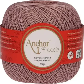 Příze Anchor Freccia 12 - 653 Starorůžová (Háčkovací příze Anchor Freccia 12 - 653 Starorůžová)