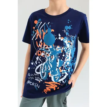 Chlapecké tričko Chlapecké tričko Riders - navy 152