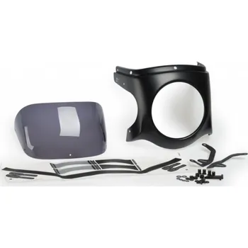 Auto-moto Plexi štít PUIG SEMI-FAIRING 9554F matná černá tmavá kouřová