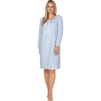 Dámské noční prádlo Dámská noční košile Regina 008 Barva: Modrá, Velikost: M