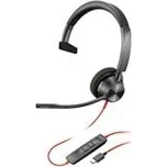 HP Poly Blackwire 3310 MS Teams náhlavní souprava, USB-C/A adaptér, mono 8X216AA