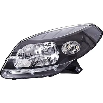 Osvětlení automobilu ACI DACIA Sandero 08- přední světlo H4 (ovládané lankem+mechanismus) černé (model Stepway) L