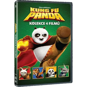 DVD film Kung Fu Panda 1-4 kolekce (4 DVD)