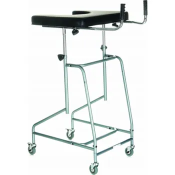 Masážní přístroj hodítko Vitea Care na čtyřech kolech s pulpitem