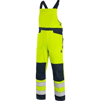 montérky CXS Zahradníky HALIFAX, výstražné se síťovinou, pánské, žluto-modré, vel. 54