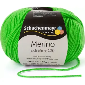 Příze Schachenmayr Merino extrafine 120 Zelená 170 (Příze Merino extrafine 120 Zelená 170)