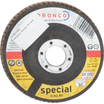 Brusný kotouč Brusivo nezařazené Kotouč lamelový 115mm AZ80 ZIRK. rovný - OS-BR10042