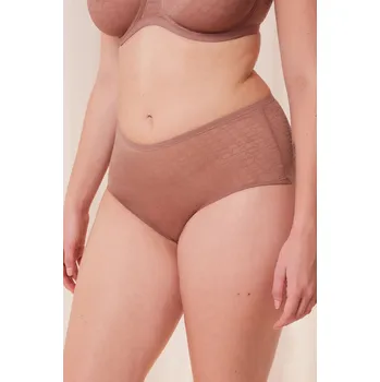 Dámské spodní prádlo Dámské kalhotky Triumph 10215936 Signature Sheer Maxi EX Barva: Hnědá, Velikost: 36