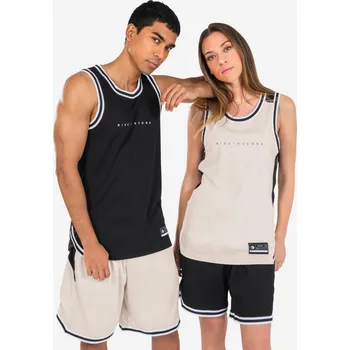 TARMAK Basketbalový oboustranný dres T500 černo-béžový XS BÉŽOVÁ