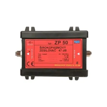 Anténní zesilovač Zesilovač širokopásmový ZP50