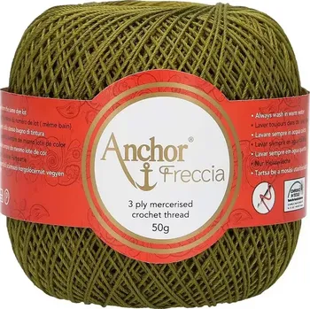 Příze Anchor Freccia 12 - 281 Olivová (Háčkovací příze Anchor Freccia 12 - 281 Olivová)