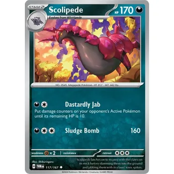 Karetní hra Scolipede 117/167 - Twilight Masquerade Typ karty: Non-Holo