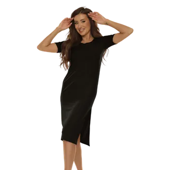 Dámské šaty De Lafense Dámské šaty DeLafense 699 Freya černé L Černá