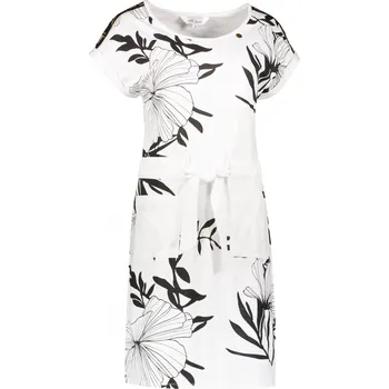 Dámské šaty Dámské šaty ALTISPORT CETTA BÍLÁ POTISK S