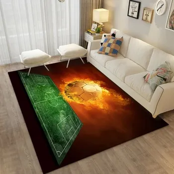 Koberec Koberec s 3D fotbalovým motivem do dětského pokoje - 4,40 x 60 cm 16 x 24 palců