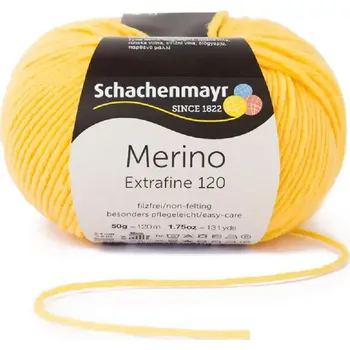 Příze Schachenmayr Merino extrafine 120 Světle žlutá 120 (Příze Merino extrafine 120 Světle žlutá 120)