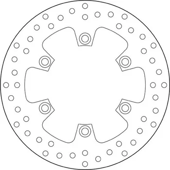 Brzdový kotouč Brzdový kotouč BREMBO Oro Fix - 68B407B3 SUZUKI AN 400 Burgman 1999-2002