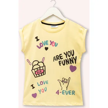 Dívčí tričko Dívčí tričko 4-Ever - žlutá 146