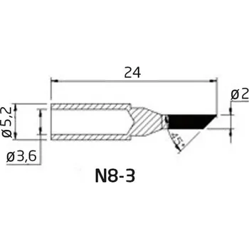 Páječka Hrot N8-3 (ZD-8961)