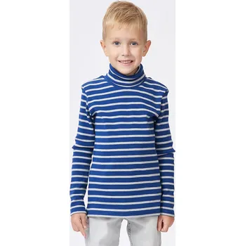 Chlapecké tričko Chlapecké rolák Boys Zone - navy - pruhy 110